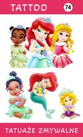 Tatuaże zmywalne Księżniczka