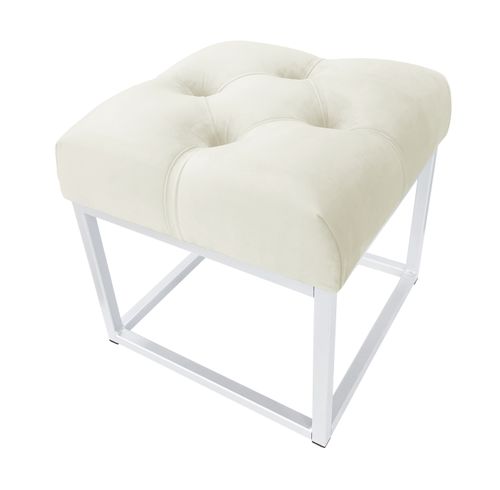 Pufa CHESTERFIELD LOFT ławka postawa biała MG50 na Arena.pl
