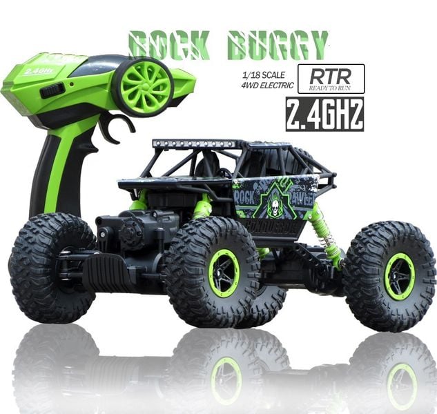 Samochód RC Rock Crawler HB 2,4GHz 1:18 zielony zdjęcie 2