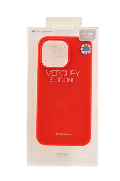 Etui Mercury Goospery Silicone do Apple iPhone 13 Pro czerwony zdjęcie 5