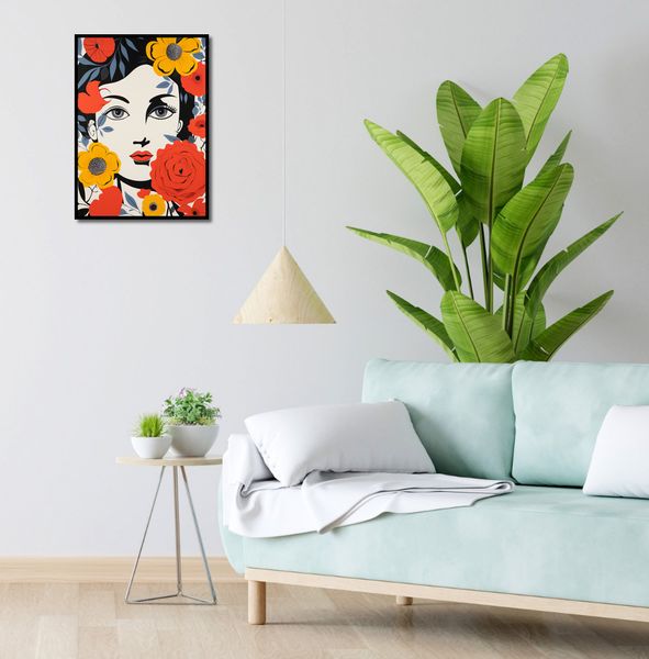 Plakat 40x55cm Kwiatowa Aura zdjęcie 4