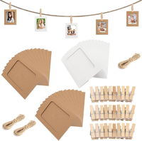 Ramki na zdjęcia 30 szt + klamerki girlanda DIY dekoracja