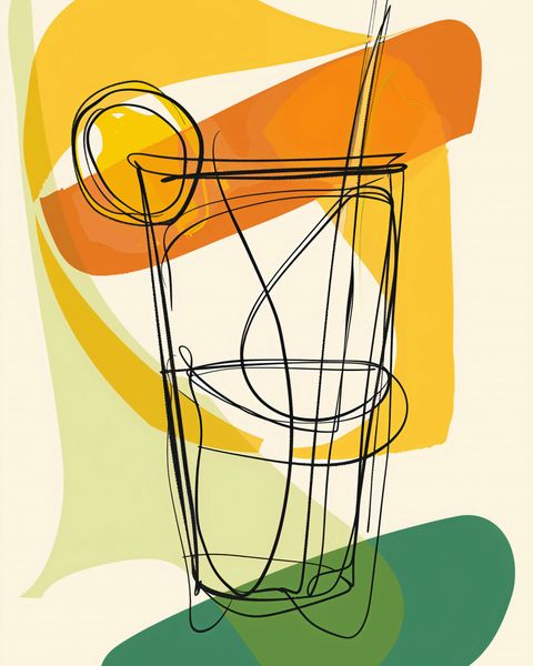 Plakat 40x50cm Koktajl Artystyczny zdjęcie 1