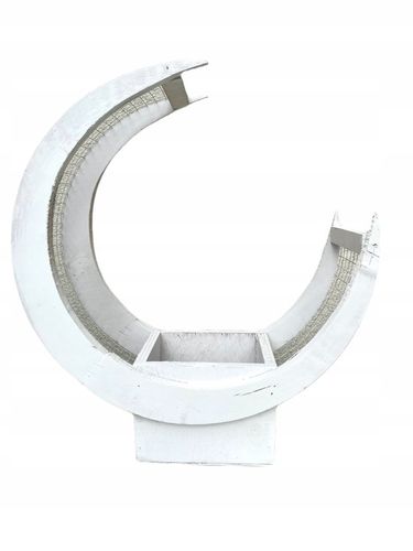 Księżyc stroik podstawa do kompozycji kwiatowej biała na Arena.pl