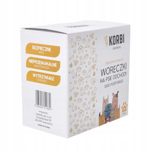 WORECZKI NA PSIE ODCHODY 540 SZTUK BIODEGRADOWALNE WORKI NA KUPY BIO + ETUI na Arena.pl