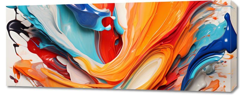 Obraz 100x40cm Taneczne Fale zdjęcie 1