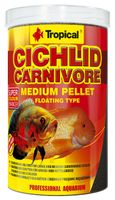 TROPICAL CICHLID CARNIVORE MEDIUM PELLET 500ML/180G