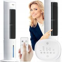 WENTYLATOR KOLUMNOWY CHŁODZENIE NAWILŻANIE AROMOTERAPIA XXL LED PILOT 60W