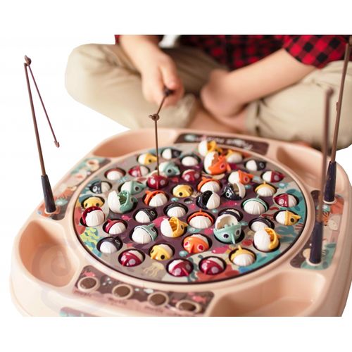 WOOPIE Gra Łowienie Rybek Zestaw 4 Wędki 50 el. na Arena.pl