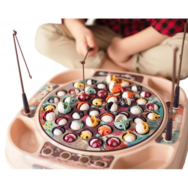 WOOPIE Gra Łowienie Rybek Zestaw 4 Wędki 50 el. zdjęcie 4