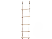 Drabinka Drewniana 5-stopniowa Sznurowa Do Wspinania Dla Dzieci Plac Zabaw