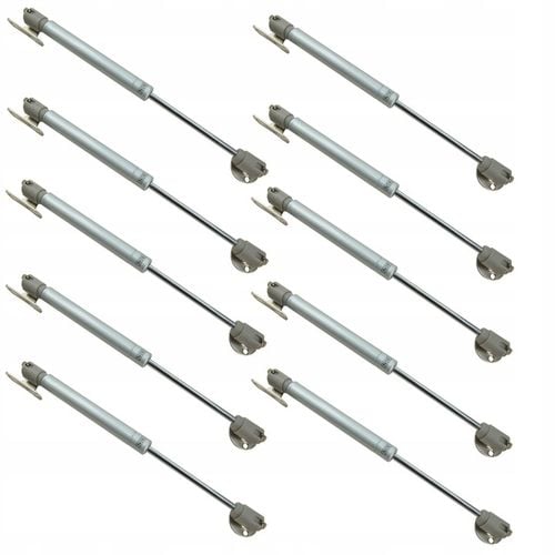 Zestaw 10 podnośników meblowych 80N siłownik gazowy do frontów na Arena.pl