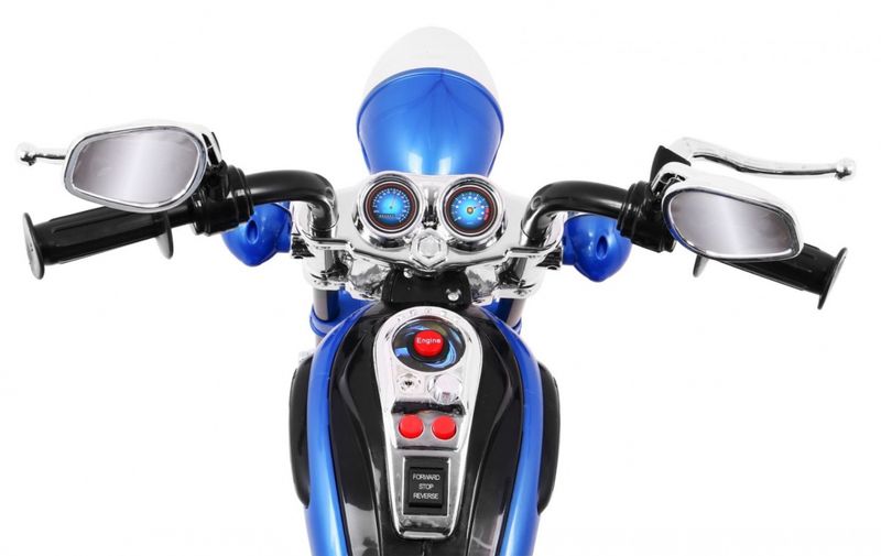 Motorek Chopper Nightbike Niebieski zdjęcie 9