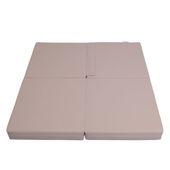 materac gimnastyczny Satellite PU 100x100x10 cm - czteroczęściowy beżowy