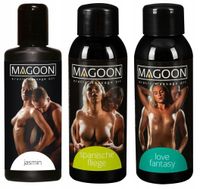 3x 50ml Olejek Do Masażu Erotycznego Magoon Jaśmin Hiszpańska Mucha Love