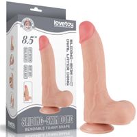 8.5'' sliding skin dual layer dong flesh