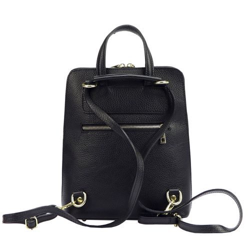 Miejski damski plecak MiaMore skórzany torebka na ramię z kieszeniami na Arena.pl