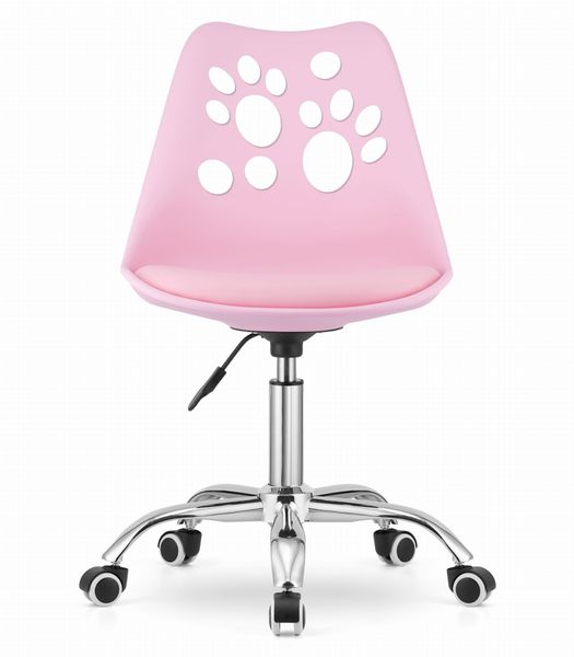 Krzesło obrotowe PRINT - róż zdjęcie 2