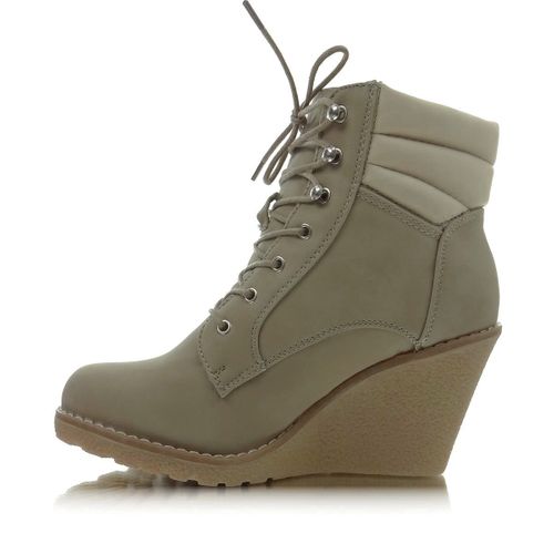 Botki dwukolorowe HP124C KHAKI - 40 na Arena.pl
