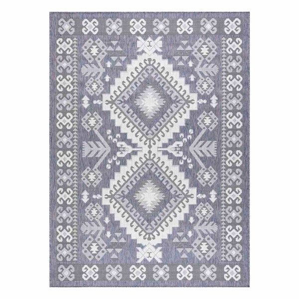 RUG/LU/VINEA/AZTEC/BLUE+CREAM/80x150 zdjęcie 1