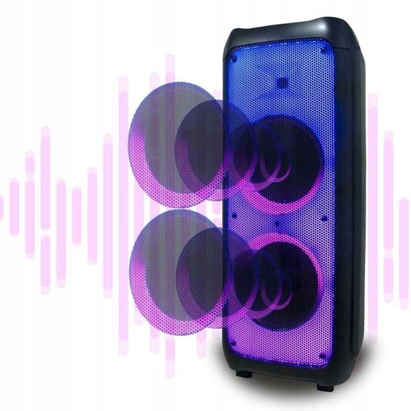 GŁOŚNIK BLUETOOTH KARAOKE MANTA PHANTOM 300W TWS zdjęcie 12