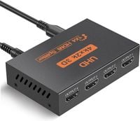 Rozdzielacz HDMI 1x4 Splitter 4K 60Hz 3D 4 Porty Hub Do Monitora TV