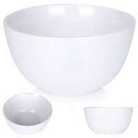 Miska Porcelanowa Biała na Zupę Sałatki Potrawy Dania Owoce Sałatkowa 950ml