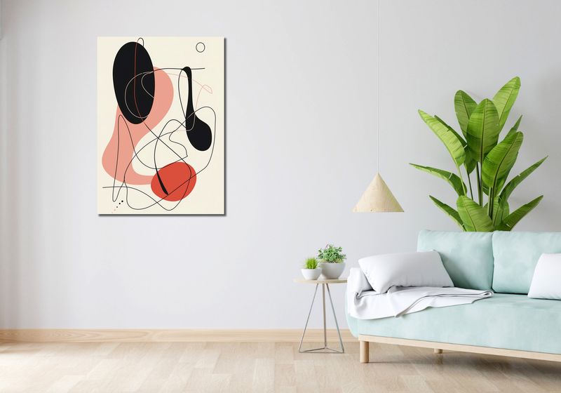 Obraz 70x100cm Wibracje Abstrakcji zdjęcie 2