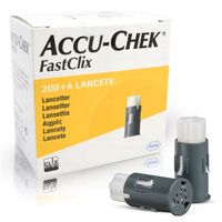 Lancety Accu-Chek FastClix 200+4 sztuki Igły do nakłuwacza