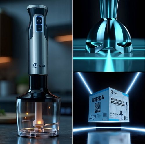 BLENDER RĘCZNY ISAJ BL1 MIKSER WIELOFUNKCYJNY TURBO 1400W OSTRZA na Arena.pl