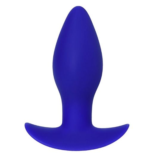 Fioletowy wibrujacy plug analny zdjęcie 2