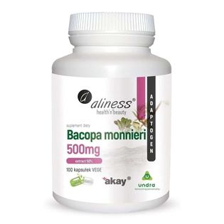 Bacopa Monnieri Extract 50% 100 Vege Caps Aliness