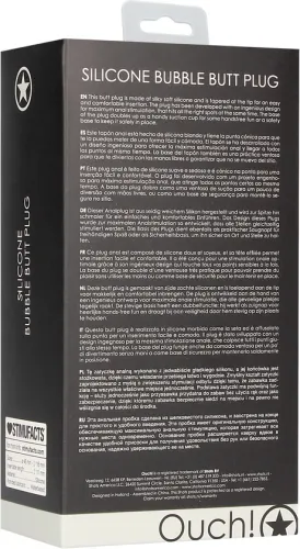 Korek analny Bubble Ouch! by shots na Arena.pl