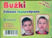Buźki. Zabawa logopedyczna