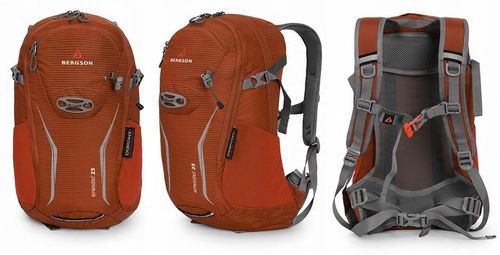 MARKOWY PLECAK BERGSON ARENDAL 25L RED ODDYCHAJĄCE PLECY na Arena.pl