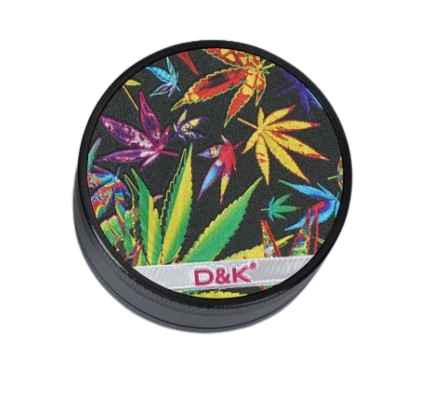 Kolorowy Młynek do Tytoniu Suszu Grinder Crusher z Listkami Marihuany D&K na Arena.pl