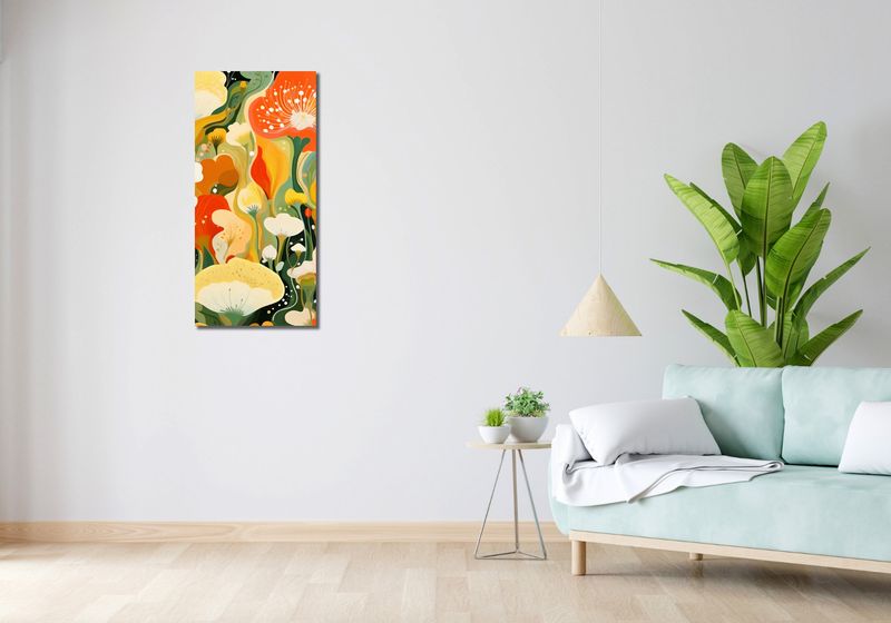 Obraz 40x90cm Kwiatowy Raj zdjęcie 2