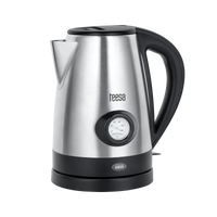 CZAJNIK ELEKTRYCZNY Z TERMOMETREM WODY TEESA STAL NIERDZEWNA 2200W 1,7L