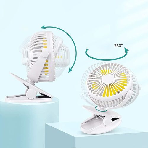 WENTYLATOR DO WÓZKA Z KLIPSEM USB WENTYLATOR DO ŁADOWANIA, WENTYLATOR na Arena.pl