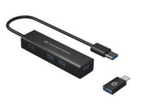 Conceptronic 4-Port Usb 3.0 Aluminum Hub