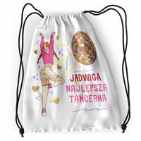 Plecak Sportowy Szkolny Dla Jadwigi Córki Dziecka Z Nadrukiem Ze Zdjęciem