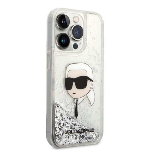Etui Karl Lagerfeld do iPhone 14 Pro Max, Srebrny na Arena.pl