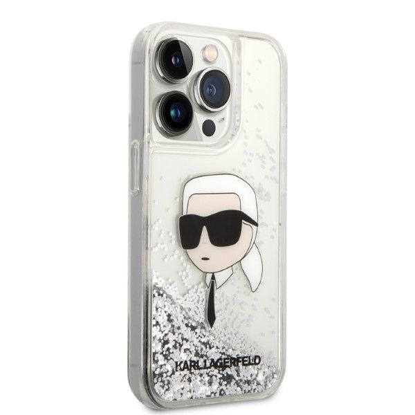 Etui Karl Lagerfeld do iPhone 14 Pro Max, Srebrny zdjęcie 4