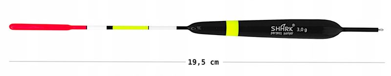 Spławik Przelotowy z BALSY SHARK 3,0 g / 19,5 cm zdjęcie 2