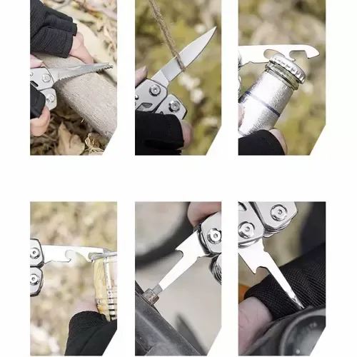 Multitool Survivalovy Narzędzie 13w1 + 11 x Bity zdjęcie 10