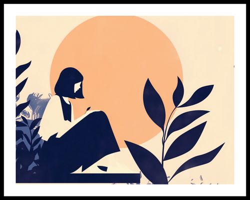 Plakat 65x50cm Kontemplacja na Arena.pl