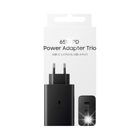 Ładowarka sieciowa SAMSUNG EP-T6530 (2x USB C, 1x A) 65W Czarny (bez kabla)