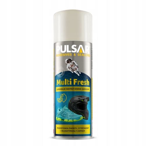 ODŚWIEŻACZ DO BUTÓW KASKÓW PULSAR MULTI SPRAY ZAPACH CYTRYNOWY 400 ml na Arena.pl