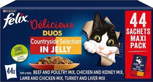 FELIX FANTASITC 44x85G DUOS DUO Podwójny smak | z NIEMIEC na Arena.pl