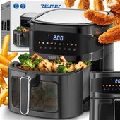FRYTKOWNICA BEZTŁUSZCZOWA ZELMER FRYTOWNICA PIEKARNIK AIR FRYER 1600W